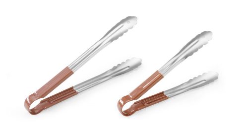 Tálaló csipesz HACCP 250 mm, HENDI, Barna, (L)250mm