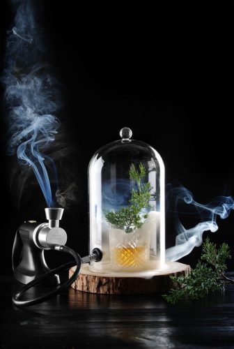 Üvegbúra szellőzővel, HENDI, Koktél kupola, ⌀130x(H)282mm