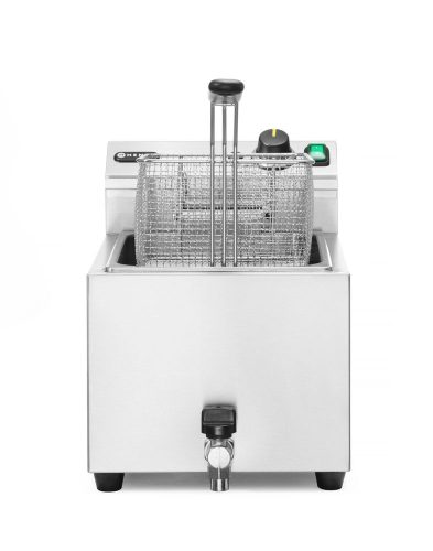 Profi Line Deep Fryer XL leeresztő csappal, manuális, 10 l, 400 V, HENDI, , 10L, 400V/6600W, 300x680x(H)420mm