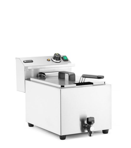 Profi Line Deep Fryer XL leeresztő csappal, manuális, 10 l, 400 V, HENDI, , 10L, 400V/6600W, 300x680x(H)420mm