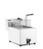 Profi Line Deep Fryer XL leeresztő csappal, manuális, 10 l, 400 V, HENDI, , 10L, 400V/6600W, 300x680x(H)420mm