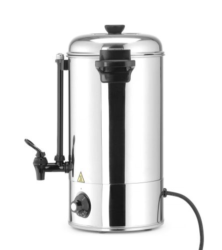 Ital melegentartó termosz, HENDI, 9L, Ezüst, 230V/2200W, 370x332x(H)472mm