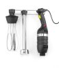 Stiftmixer 350 változtatható sebességgel + habverővel + falra szerelhető tartóval, HENDI, Kitchen Termékcsalád, Fekete, 230V/350W, 110x324x(H)816mm