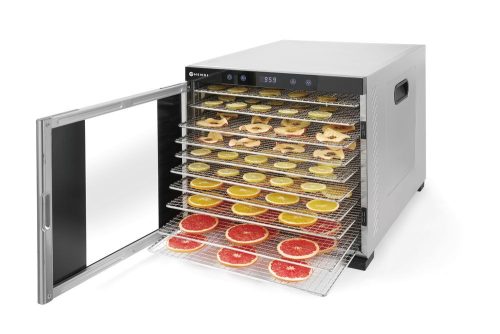 Aszalógép  10 tálca, HENDI, , 10 tálca, 230V/1000W, 430x550x(H)416mm