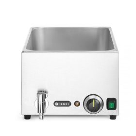   Melegentartó edény leeresztő csappal HENDI Ranger , HENDI, GN 1/1, 230V/1000W, 576x334x(H)241mm