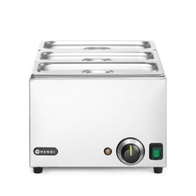   HENDI Ranger melegentartó edény szett + 3x GN 1/3 fedéllel, HENDI, GN 1/1, 230V/1000W, 590x332x(H)242mm