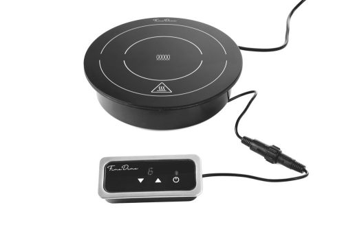 Indukciós főzőlap 800W, Fine Dine, Fekete, 230V/800W, ⌀245x(H)80mm