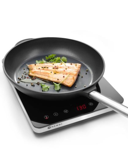 Indukciós főzőlap 2000 modell, HENDI, Kitchen Termékcsalád, 230V/2000W, 295x400x(H)42mm