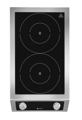 Indukciós tűzhely 7000 modell, HENDI, , 400V/7000W, 405x700x(H)145mm