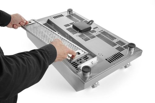 Indukciós tűzhely 7000 modell, HENDI, , 400V/7000W, 405x700x(H)145mm