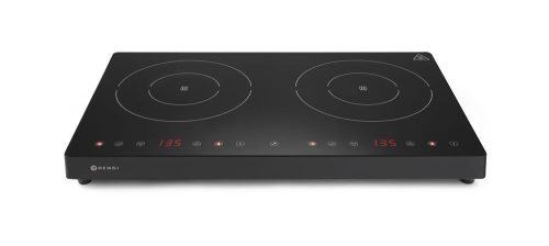 Dupla indukciós főzőlap Kitchen Line, HENDI, Kitchen Termékcsalád, 230V/3500W, 608x405x(H)54mm