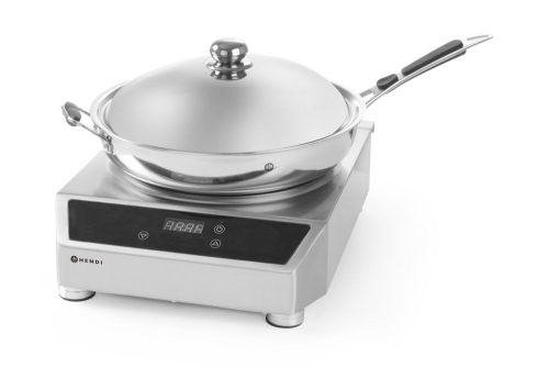 Indukciós főzőlap 3500 wok modell, HENDI, , Indukciós egység, 230V/3500W, 340x450x(H)130mm