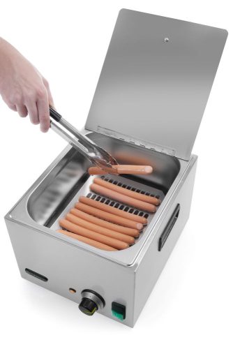 Virsli melegentartó 10 literes, HENDI, Kitchen Termékcsalád, 10L, 230V/1000W, 405x290x(H)254mm