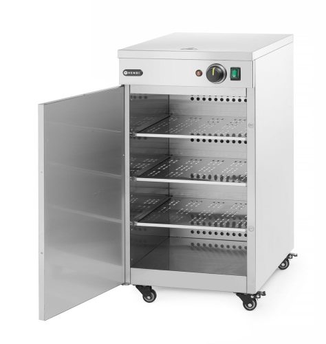 Tányérmelegítő egyajtós, HENDI, 230V/400W, 393x571x(H)766mm