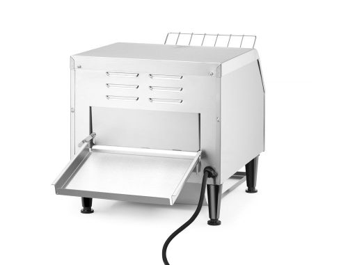 Futószalagos Kenyérpirító dupla, HENDI, Ezüst, 230V/2240W, 418x365x(H)390mm