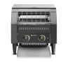 Futószalagos Kenyérpirító dupla, HENDI, Fekete, 230V/2240W, 418x368x(H)415mm
