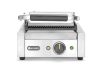 Kontakt grill - szimpla verzió, HENDI, Bordázott tetejű és aljú, 230V/1800W, 310x426x(H)210mm