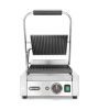 Kontakt grill - szimpla verzió, HENDI, Bordázott tetejű és aljú, 230V/1800W, 310x426x(H)210mm