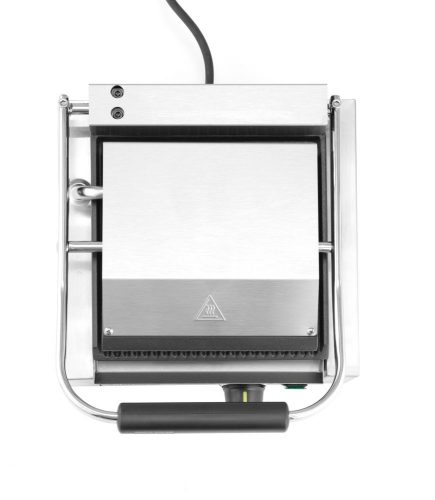 Kontakt grill - szimpla verzió, HENDI, Bordázott tetejű és aljú, 230V/1800W, 310x426x(H)210mm