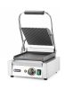 Kontakt grill - szimpla verzió, HENDI, Bordázott tetejű és sima aljú, 230V/1800W, 310x400x(H)210mm