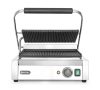 Kontakt grill „Pannini”, HENDI, Bordázott tetejű és aljú, 230V/2200W, 432x396x(H)214mm