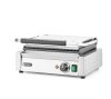 Kontakt grill Pannini, HENDI, Bordázott tetejű és sima aljú, 230V/2200W, 430x370x(H)210mm