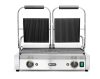 Kontakt grill - dupla verzió Teljesen bordázott, HENDI, Bordázott tetejű és aljú, 230V/3600W, 570x395x(H)510mm