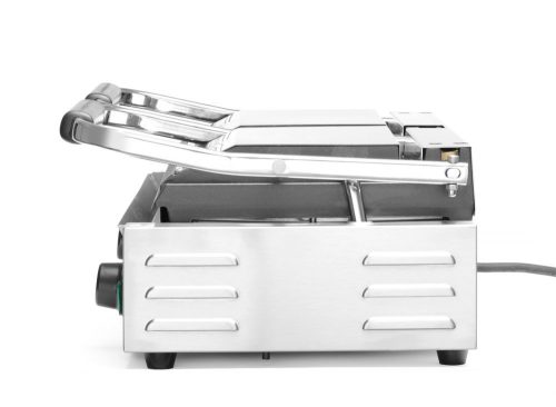 Kontakt grill - dupla verzió Teljesen bordázott, HENDI, Bordázott tetejű és aljú, 230V/3600W, 570x395x(H)510mm