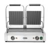 Kontakt grill - dupla verzió, HENDI, Bordázott tetejű és sima aljú, 230V/3600W, 570x395x(H)510mm