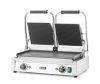 Kontakt grill - dupla verzió, HENDI, Bordázott tetejű és sima aljú, 230V/3600W, 570x395x(H)510mm