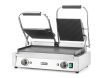 Kontakt grill - dupla verzió, HENDI, Bordázott tetejű és sima aljú, 230V/3600W, 570x395x(H)510mm