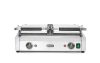 Kontakt grill - dupla verzió, HENDI, Bordázott tetejű és sima aljú, 230V/3600W, 570x395x(H)510mm