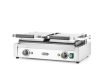 Kontakt grill - dupla verzió, HENDI, Bordázott tetejű és sima aljú, 230V/3600W, 570x395x(H)510mm