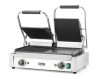 Kontakt grill - dupla verzió, HENDI, fele sima, fele bordázott, 230V/3600W, 575x430x(H)510mm
