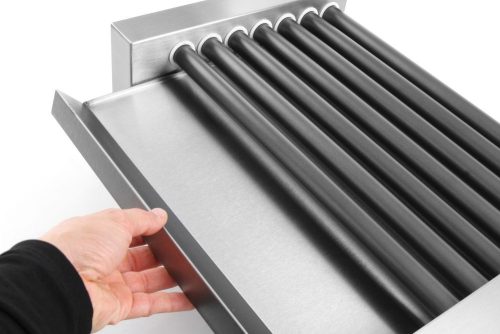 Forgóhengeres virslisütő - egy zóna, HENDI, 9 henger, 230V/940W, 520x425x(H)175mm