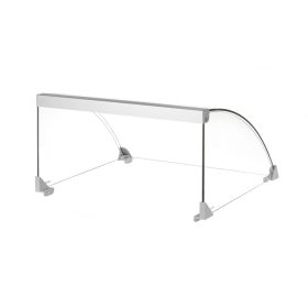   Üvegfedél a kolbász hengerrácsokhoz, HENDI, Kolbászsütő grill 9 (268605), 470x401x(H)250mm