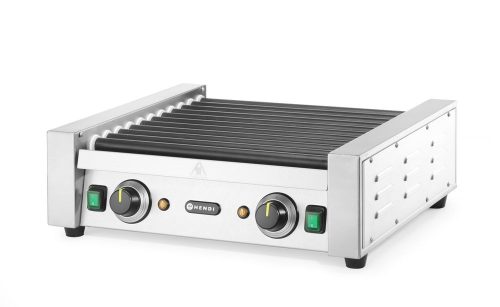 Forgóhengeres virslisütő - két zóna, HENDI, 11 henger, 230V/1180W, 530x525x(H)180mm