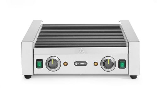 Forgóhengeres virslisütő - két zóna, HENDI, 14 henger, 230V/1480W, 520x650x(H)176mm