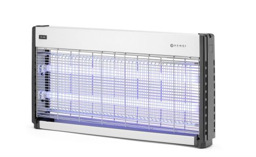 Magasfeszültségű rovarírtó, HENDI, Hatótávolság: 150 m², 230V/45W, 655x90x(H)360mm