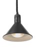Függesztett melegentartó lámpa kúp alakú, HENDI, Fekete, 230V/250W, ⌀275x(H)250mm