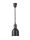 Függesztett melegentartó lámpa henger alakú, HENDI, Fekete, 230V/250W, ⌀175x(H)250mm