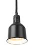 Függesztett melegentartó lámpa henger alakú, HENDI, Fekete, 230V/250W, ⌀175x(H)250mm