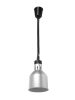 Függesztett melegentartó lámpa henger alakú, HENDI, Ezüst, 230V/250W, ⌀175x(H)250mm