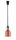 Függesztett melegentartó lámpa henger alakú, HENDI, Rézvörös, 230V/250W, ⌀175x(H)250mm