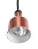 Függesztett melegentartó lámpa henger alakú, HENDI, Rézvörös, 230V/250W, ⌀175x(H)250mm