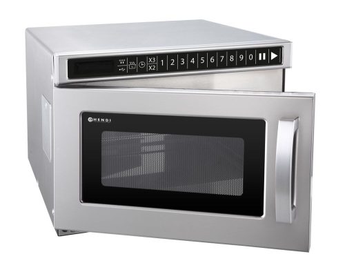 Programozható mikrohullámú sütő USB-porttal 1800W, HENDI, 230V/3000W, 560x419x(H)336mm