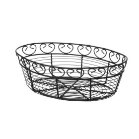Drótkosár deco ovális, HENDI, 255x160x(H)80mm