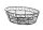 Drótkosár deco ovális, HENDI, 255x160x(H)80mm