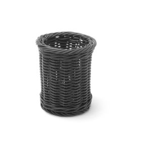 Evőeszköz kosár, HENDI, Fekete, ⌀100x(H)120mm