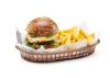 Tálaló kosarak fast food stílusban, HENDI, Barna, 6 db., 275x175x(H)38mm